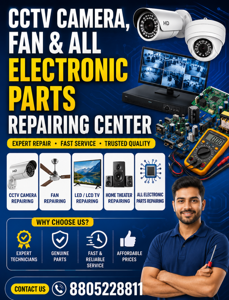 CCTV CAMERA & ALL ELECTRONIC PARTS REPAIRING CENTER WAI